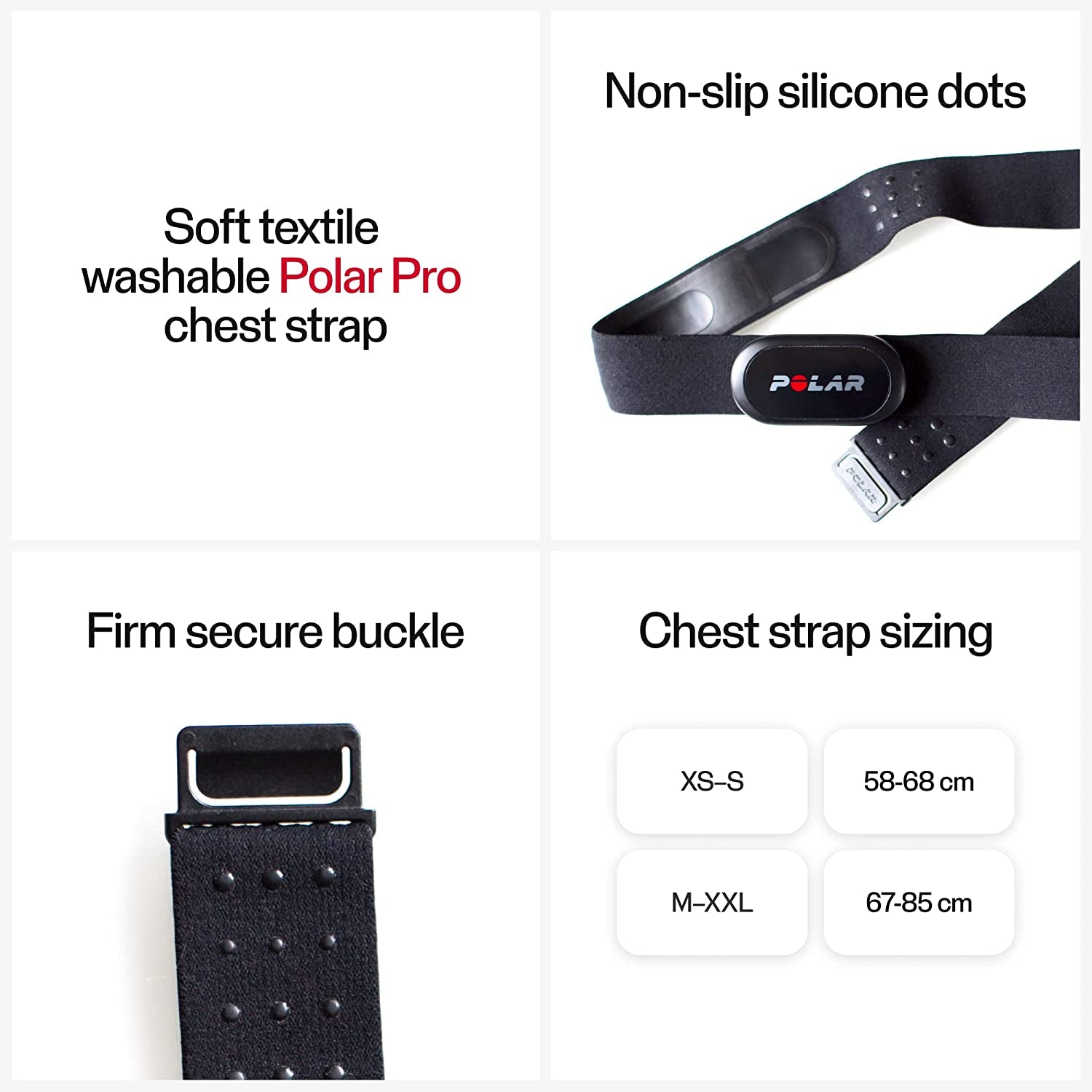 H10 Heart Rate Monitor Chest Strap - ANT + Bluetooth, Waterproof HR Sensor for Men and Women